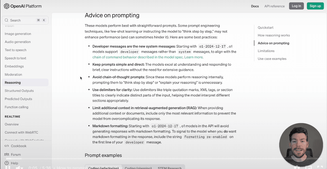 How to prompt o1 models better