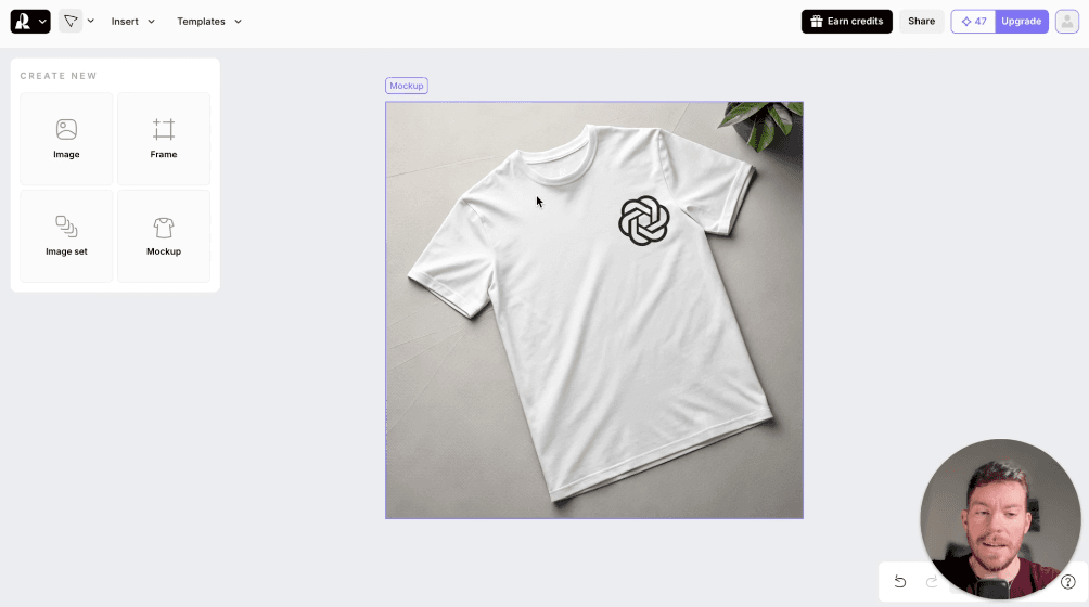 Turn logos into product mockups